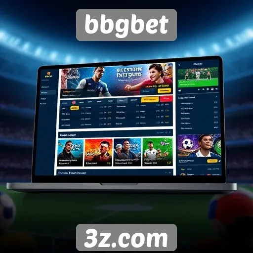 Interface e experiência do usuário no site bbgbet